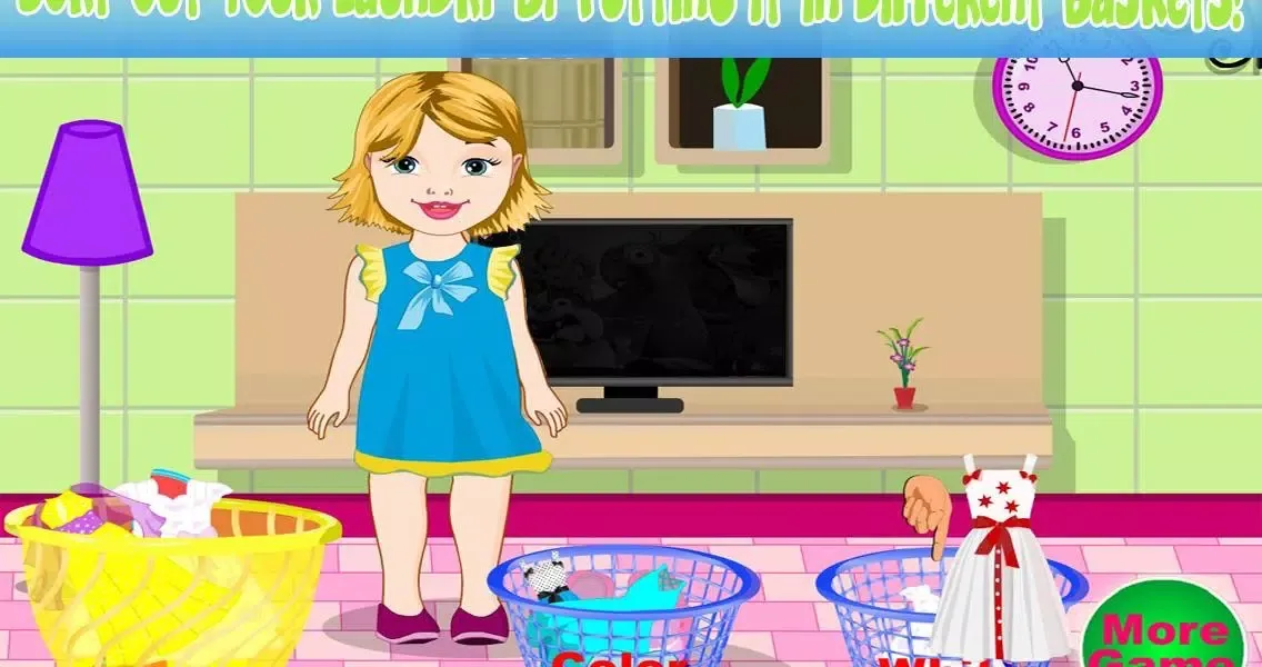 Baby Bella Washing Clothes Screenshots