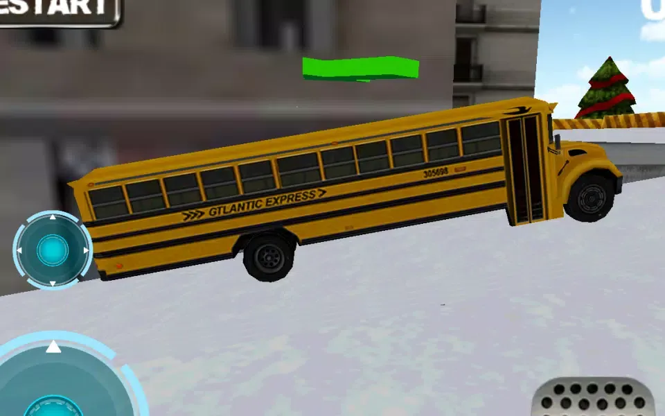 Tangkapan skrin Car winter parking - 3D game