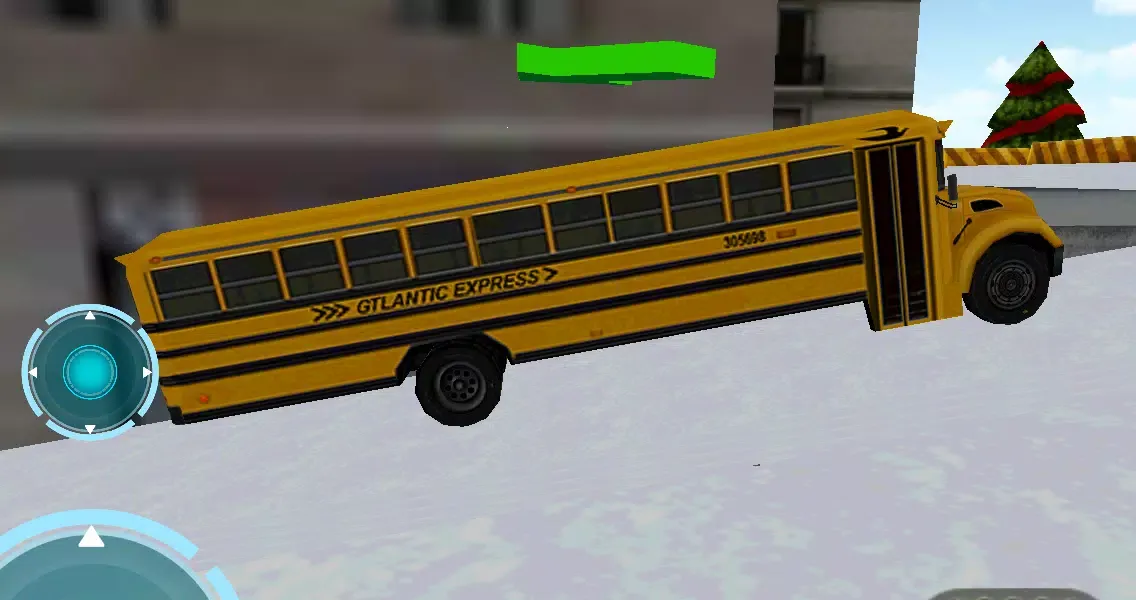Tangkapan skrin Car winter parking - 3D game