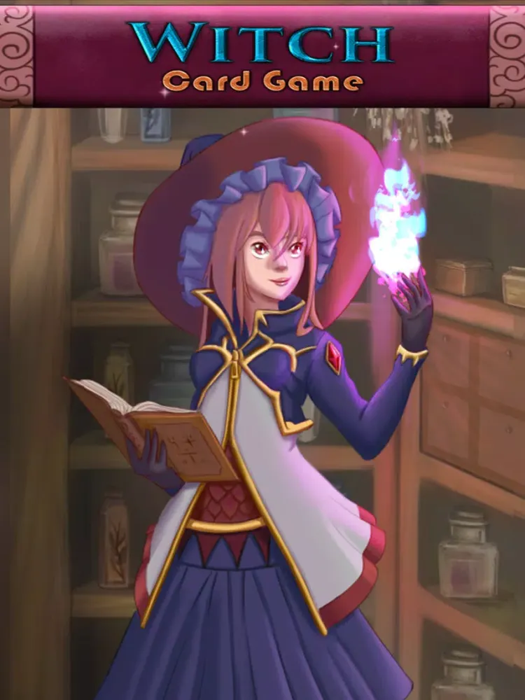 Witch Card Game Solitaire - Magical Pyramid iPad 應用截圖