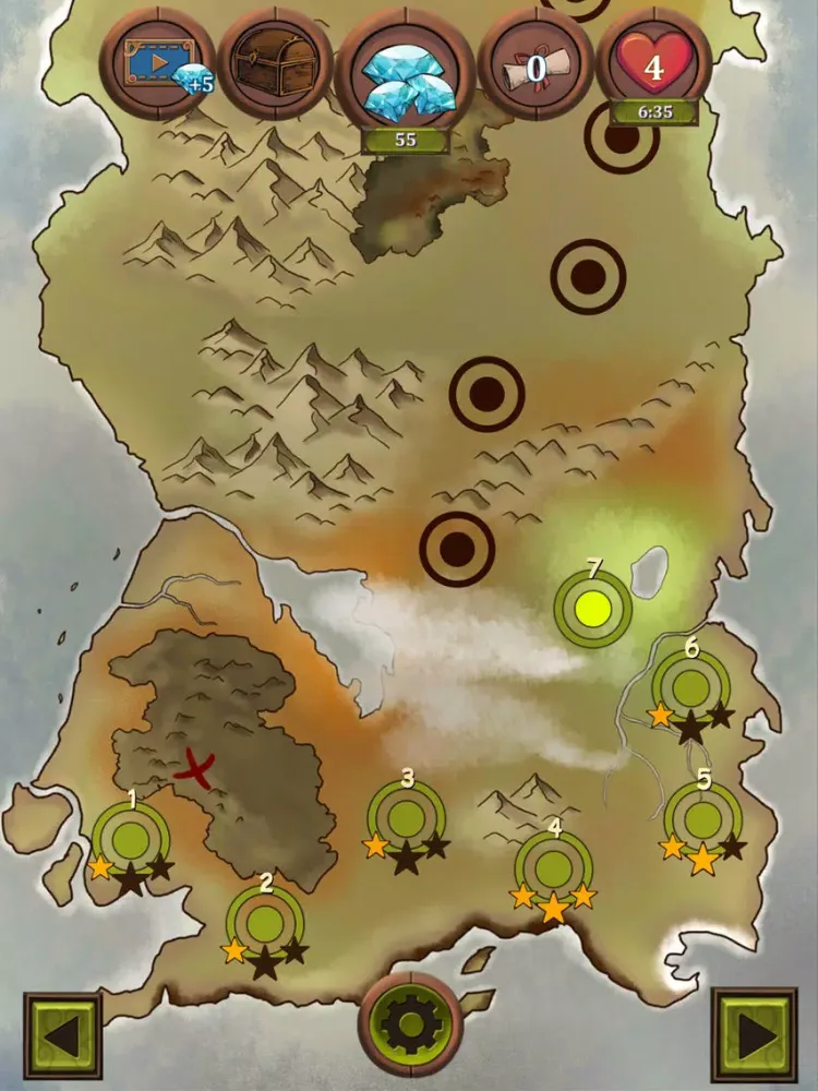 Witch Card Game Solitaire - Magical Pyramid iPad 應用截圖
