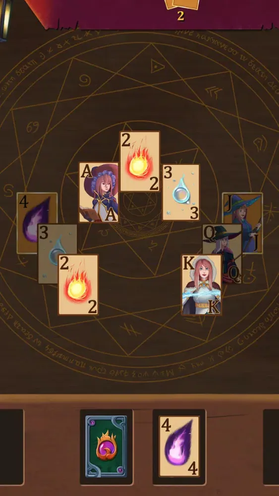 Witch Card Game Solitaire - Magical Pyramid應用截圖