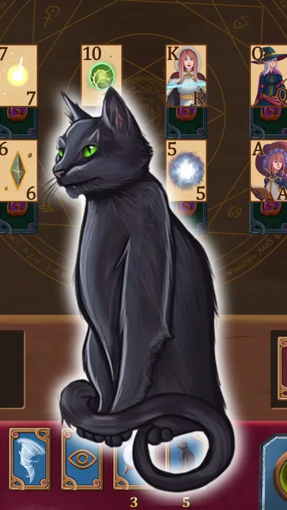 Witch Card Game Solitaire - Magical Pyramid應用截圖