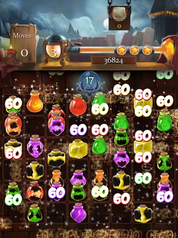ภาพหน้าจอของ Witch Castle: Magic Wizards Match 3 iPad 
