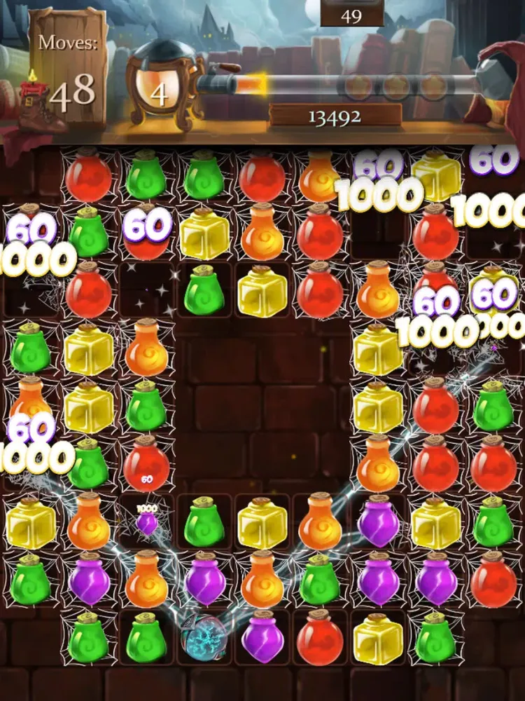 ภาพหน้าจอของ Witch Castle: Magic Wizards Match 3 iPad 