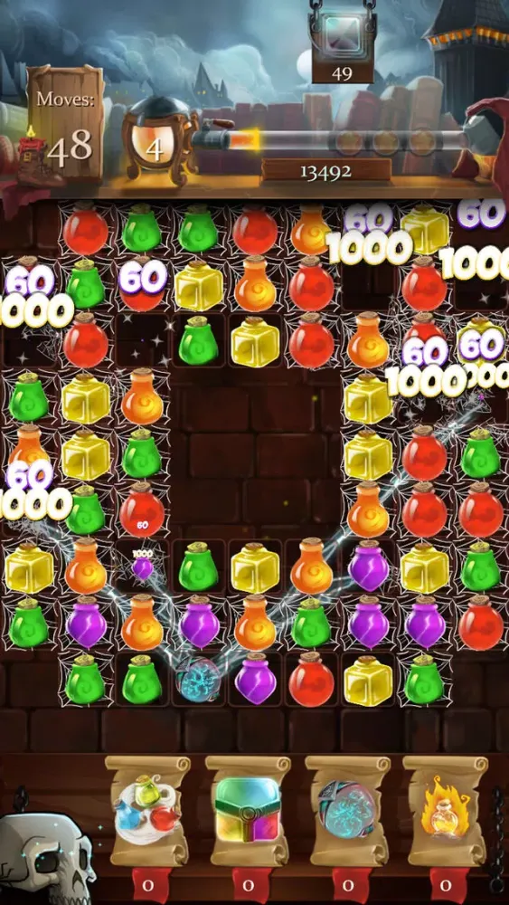 ภาพหน้าจอของ Witch Castle: Magic Wizards Match 3