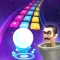 color dancing hop music game