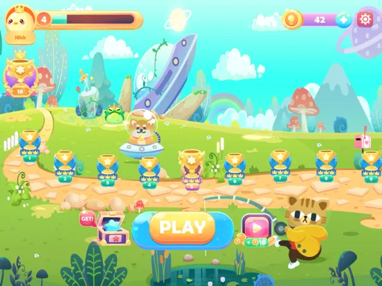 Tangkapan layar Chicka Adventures iPad 