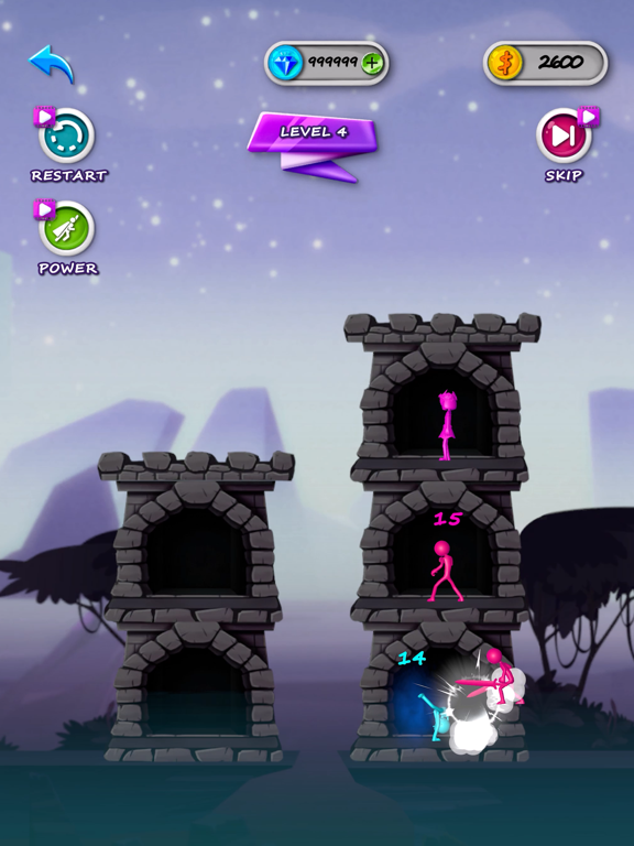 Zrzuty ekranu Stickman Tower Defense iPad 