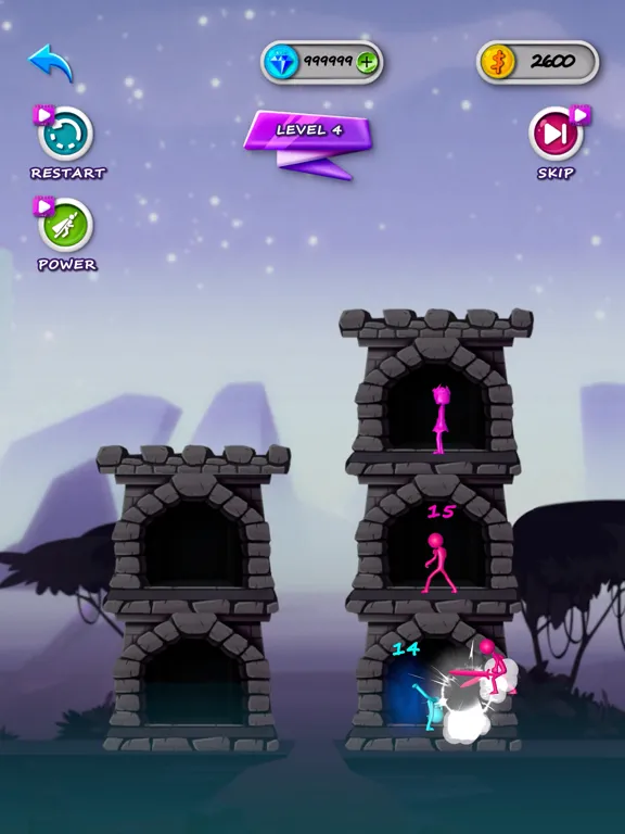 ภาพหน้าจอของ Stickman Tower Defense iPad 