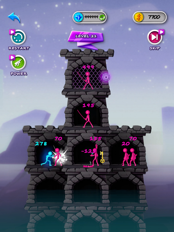 Zrzuty ekranu Stickman Tower Defense iPad 