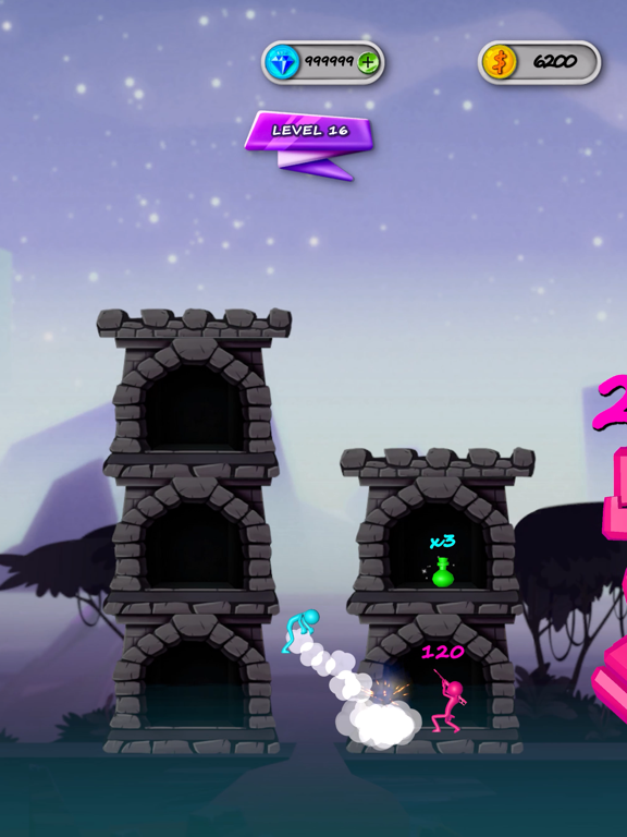 Zrzuty ekranu Stickman Tower Defense iPad 
