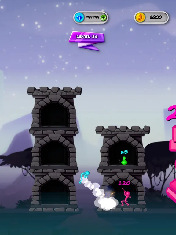 ภาพหน้าจอของ Stickman Tower Defense iPad 