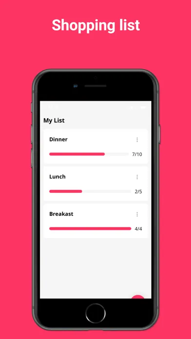 Tangkapan layar Smart List Shopping