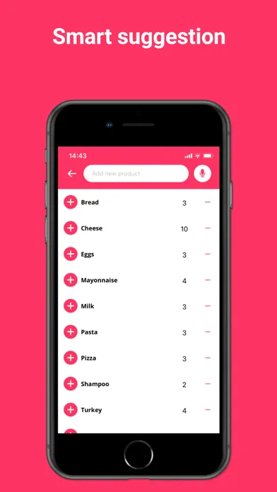 Tangkapan layar Smart List Shopping