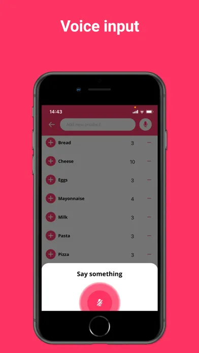 Tangkapan layar Smart List Shopping