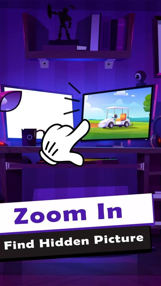 Infinity Zoom Art: Find Object Screenshots