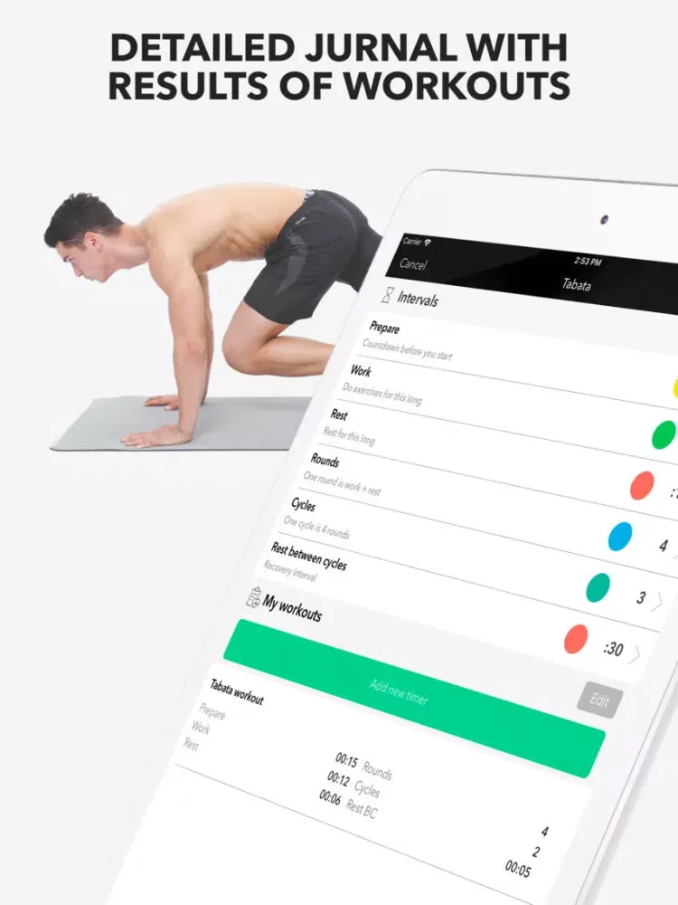 Timer Pro - Workouts Timer iPad  स्क्रीनशॉट