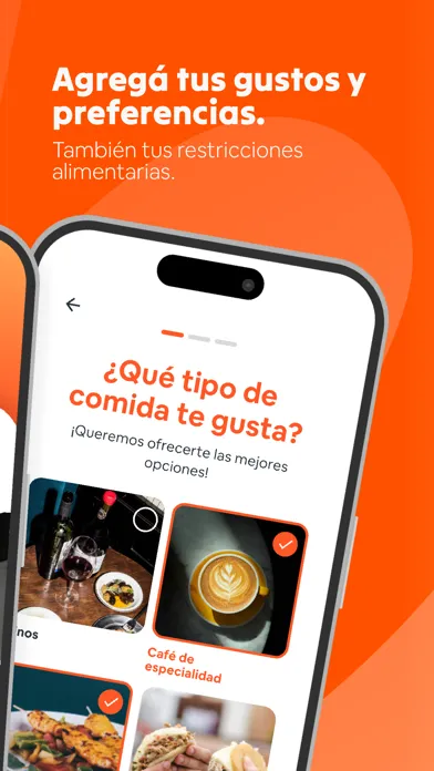 Capturas de tela do Let's Eat: The Social Food App