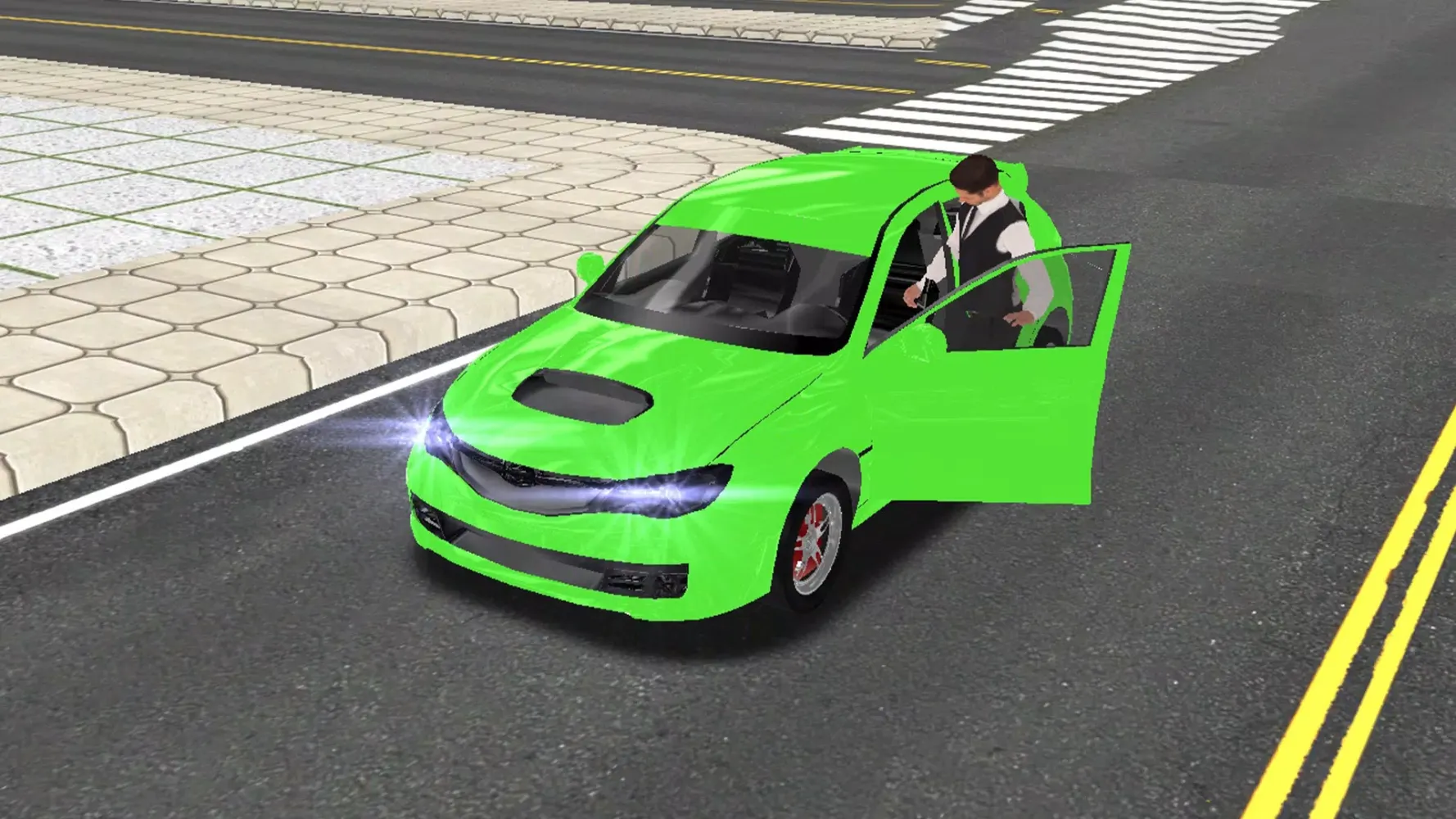 US School Car Driving Games 3D Screenshots