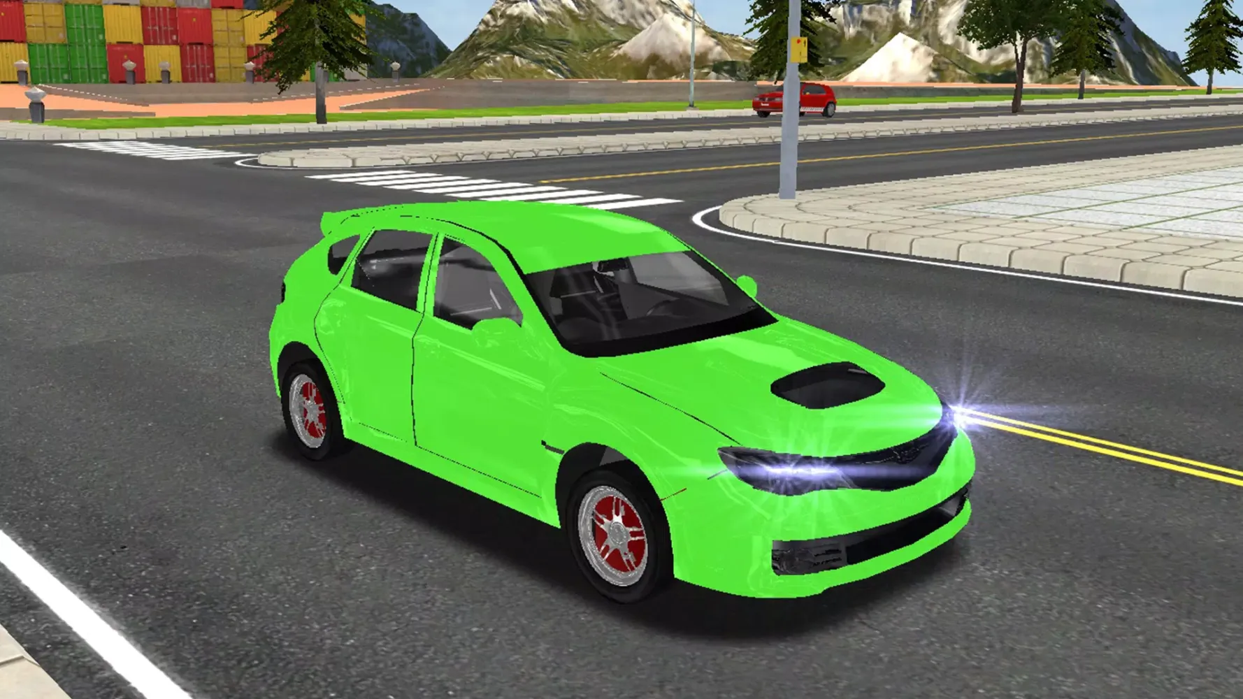 US School Car Driving Games 3D Screenshots