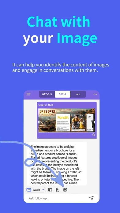 Walle: AI Chatbot, Writing Ekran Görüntüleri