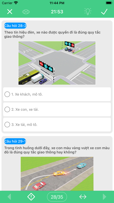 Ôn Thi GPLX 600 Câu Hỏi স্ক্রিনশট