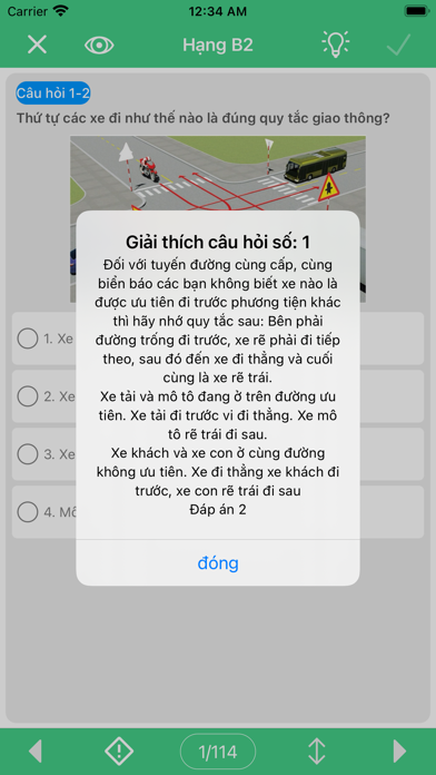 Ôn Thi GPLX 600 Câu Hỏi স্ক্রিনশট