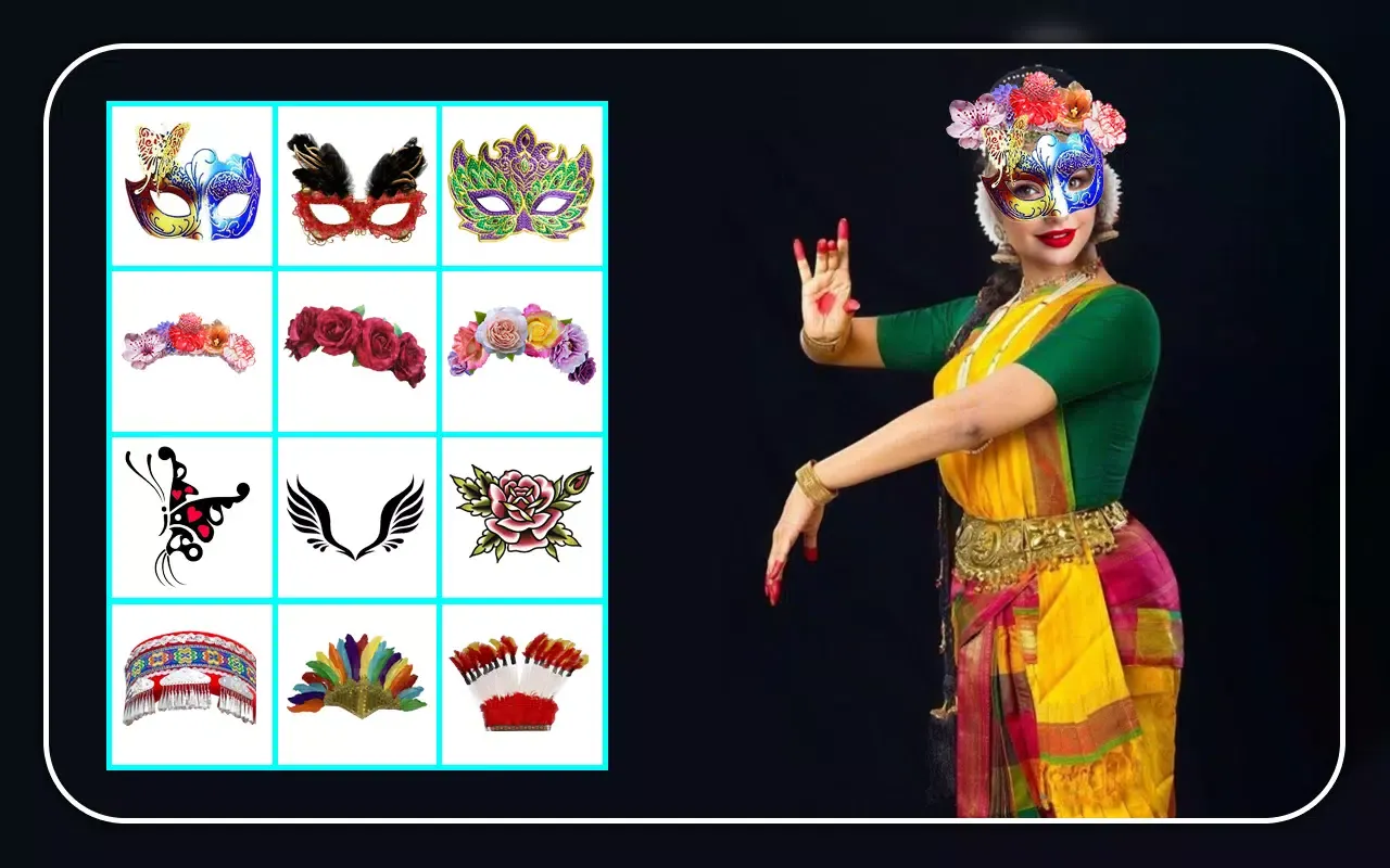 Girl national suit photo frame Screenshots