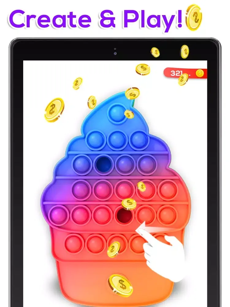 Captures d'écran de DIY Pop it Fidget Maker iPad 