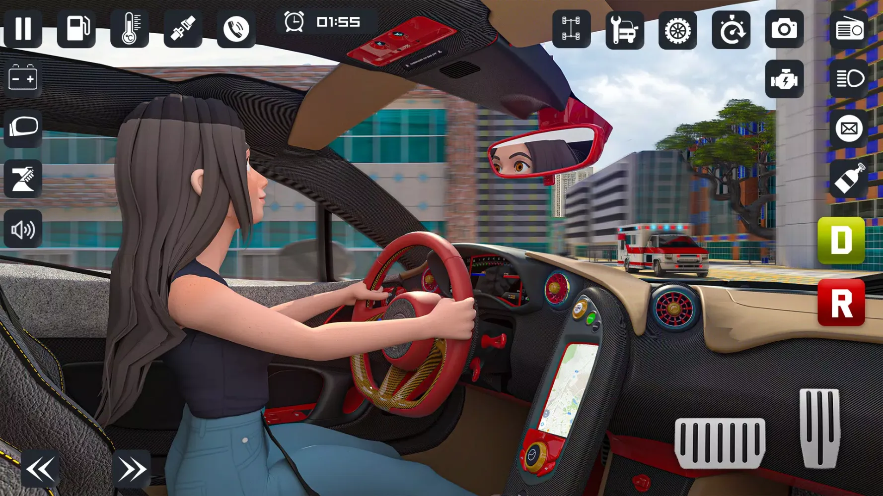 School Driving 3d Simulator 스크린샷
