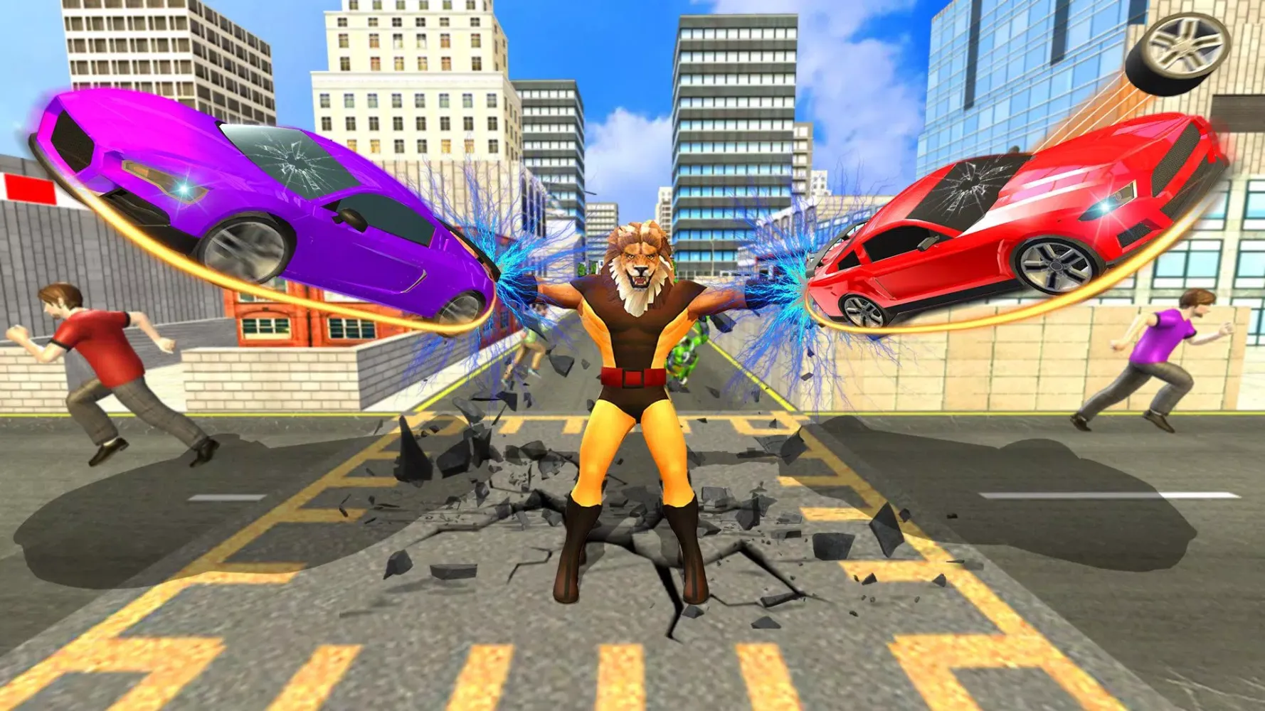Scary Lion Crime City Attack スクリーンショット