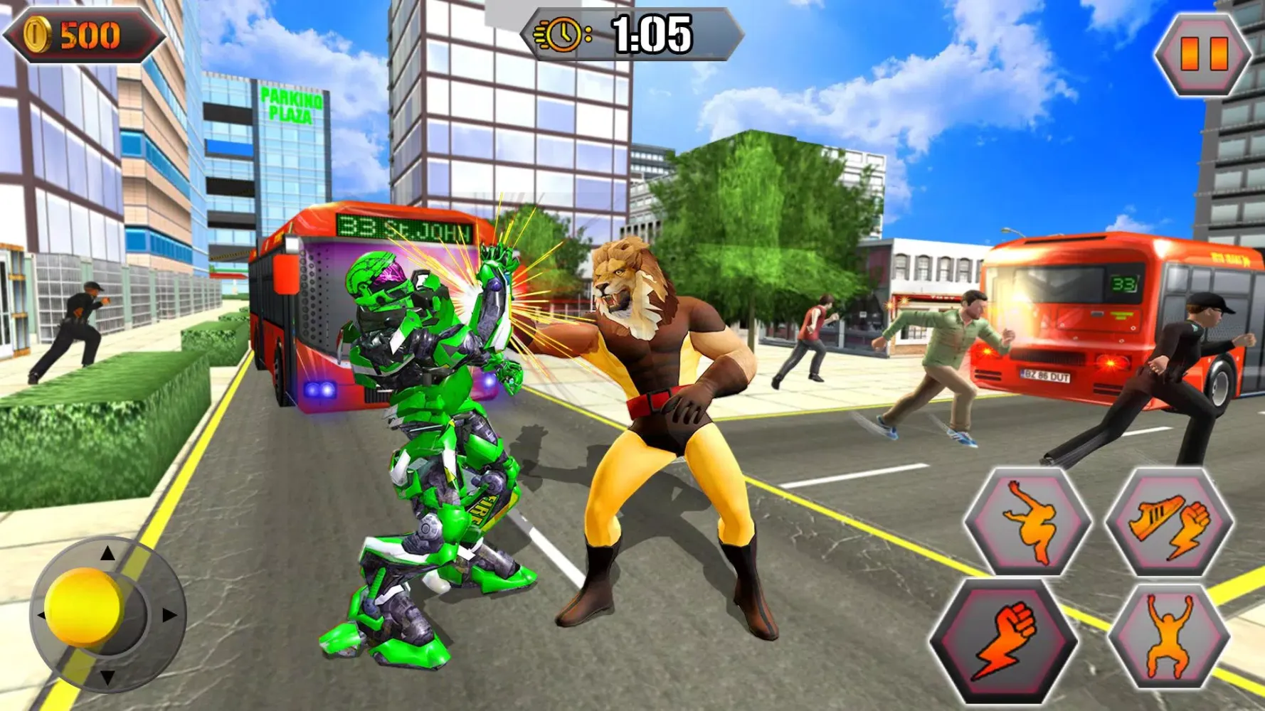 Scary Lion Crime City Attack スクリーンショット
