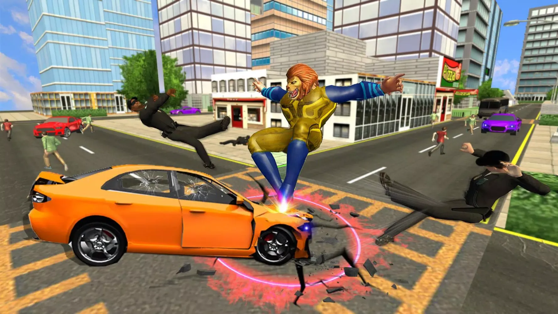Scary Lion Crime City Attack スクリーンショット