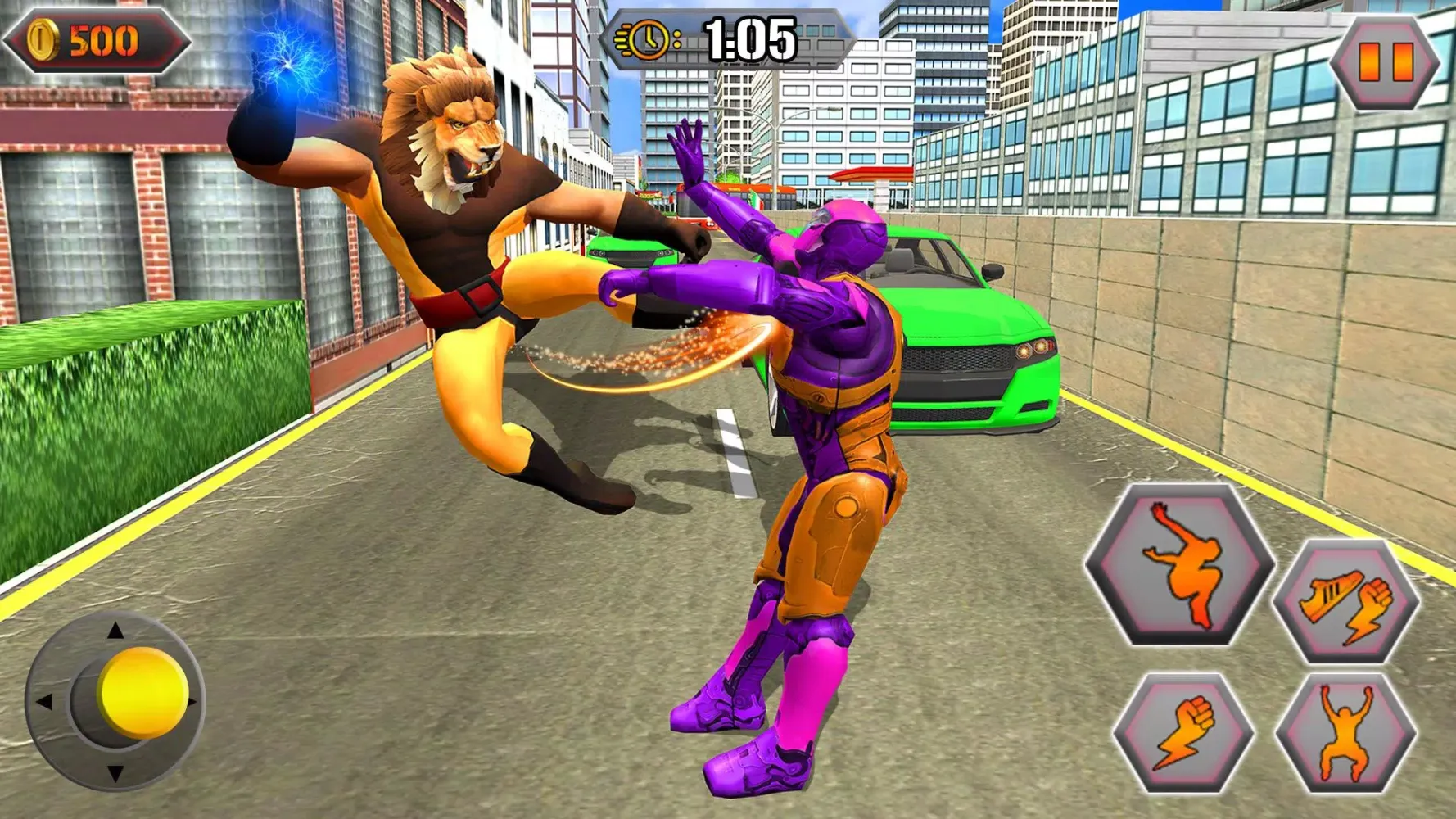 Scary Lion Crime City Attack スクリーンショット