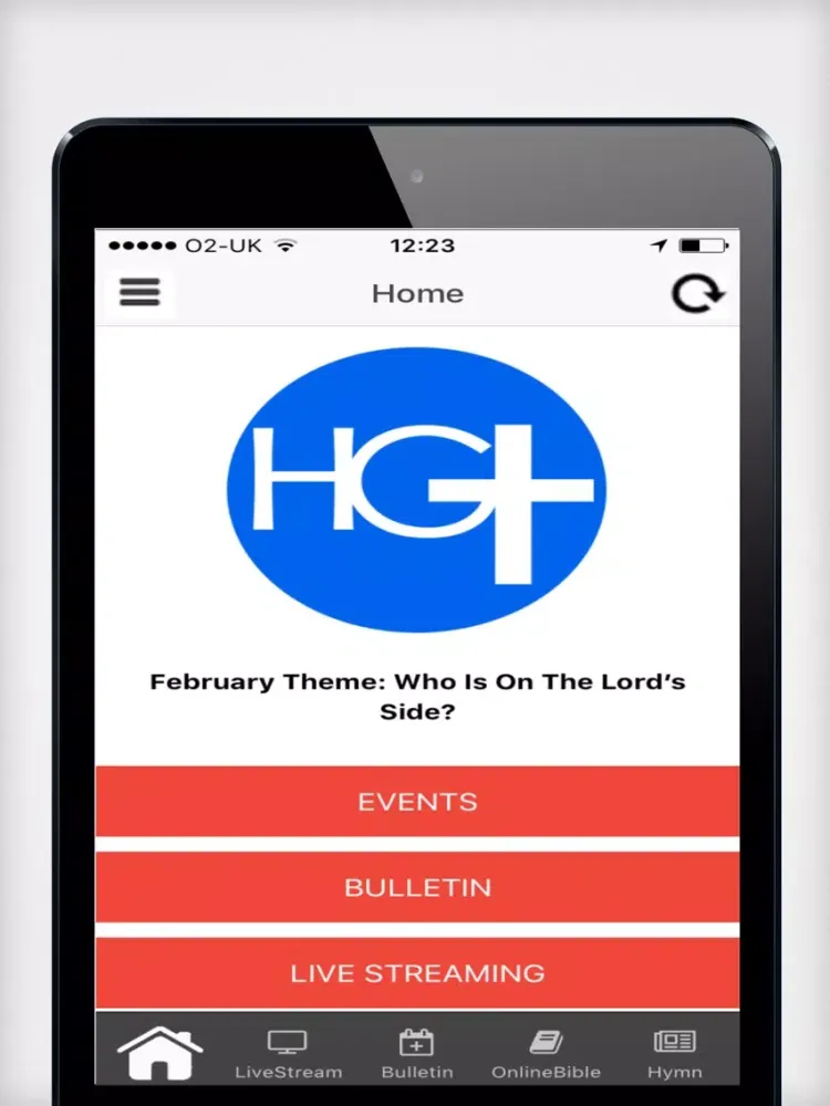 Screenshot di RCCG HGT iPad 