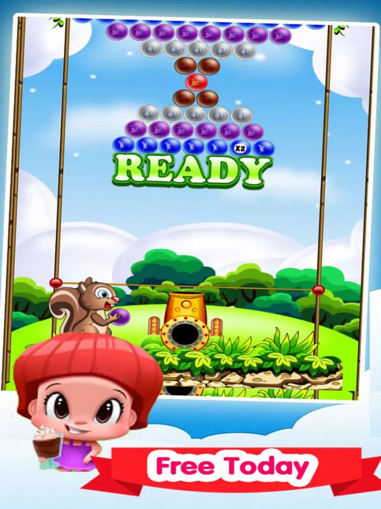 ภาพหน้าจอของ Bubble Pet Recue Mania iPad 