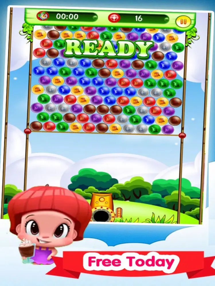 ภาพหน้าจอของ Bubble Pet Recue Mania iPad 