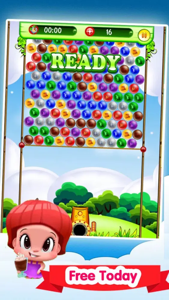 ภาพหน้าจอของ Bubble Pet Recue Mania