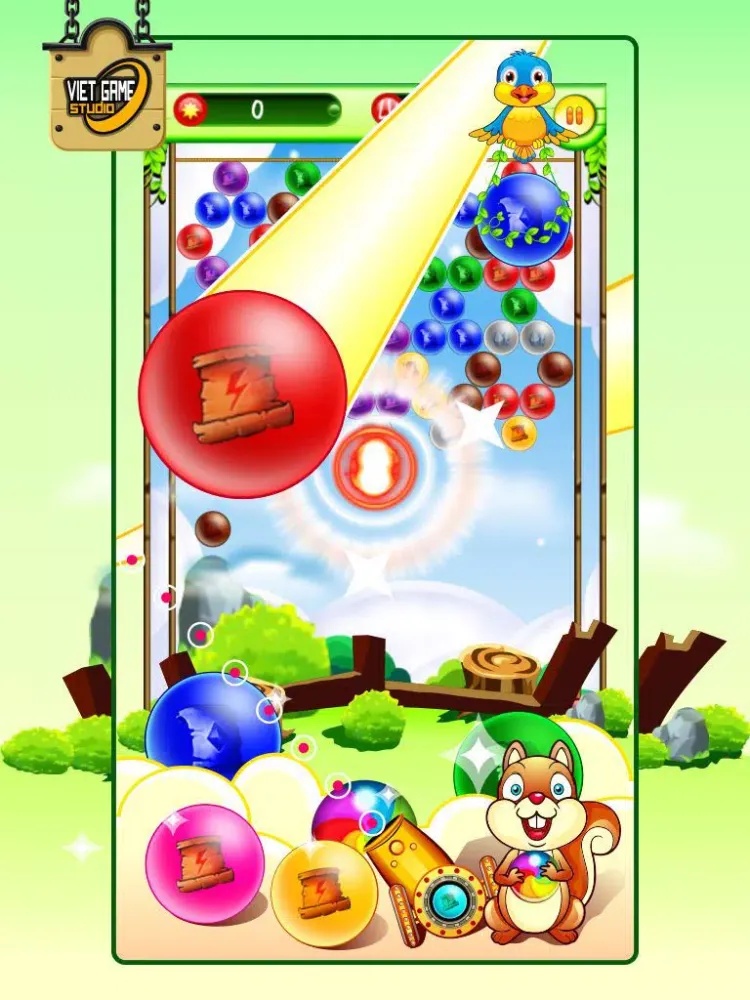 ภาพหน้าจอของ Bubble Shooter IQ Saga HD Pro Edition 2.0 - Egg Shoot Dynomite Jungle Mania Version 3.0 iPad 