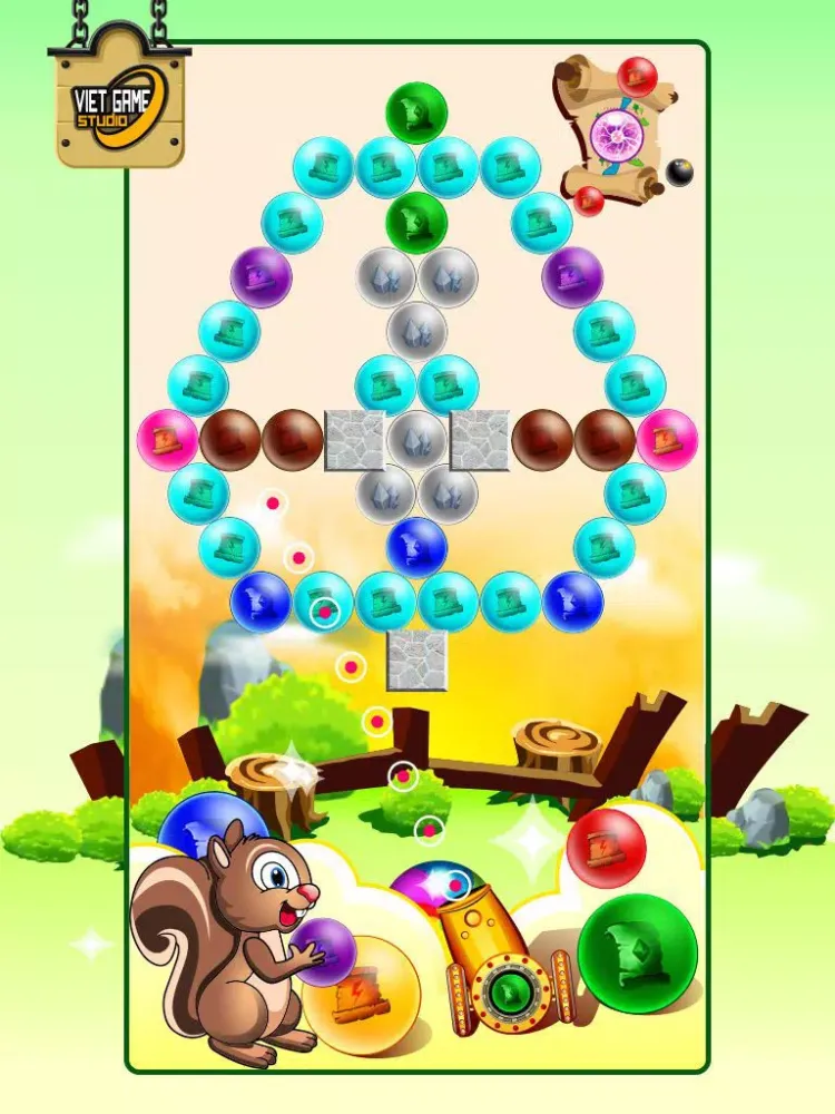 ภาพหน้าจอของ Bubble Shooter IQ Saga HD Pro Edition 2.0 - Egg Shoot Dynomite Jungle Mania Version 3.0 iPad 