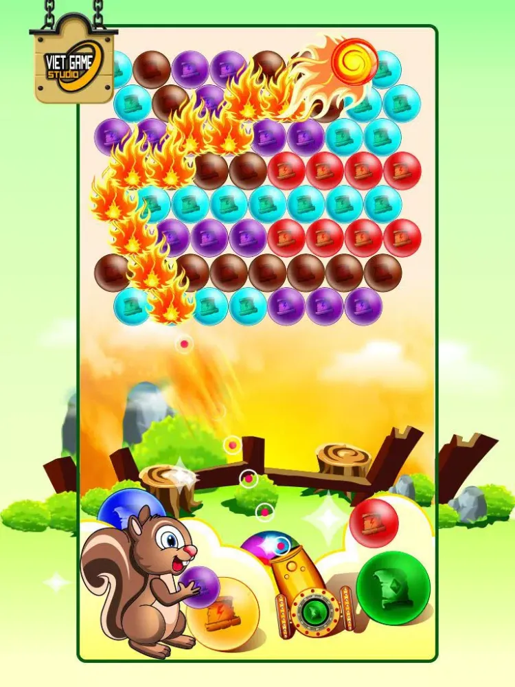 ภาพหน้าจอของ Bubble Shooter IQ Saga HD Pro Edition 2.0 - Egg Shoot Dynomite Jungle Mania Version 3.0 iPad 