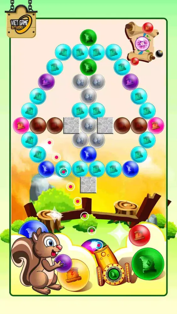 ภาพหน้าจอของ Bubble Shooter IQ Saga HD Pro Edition 2.0 - Egg Shoot Dynomite Jungle Mania Version 3.0