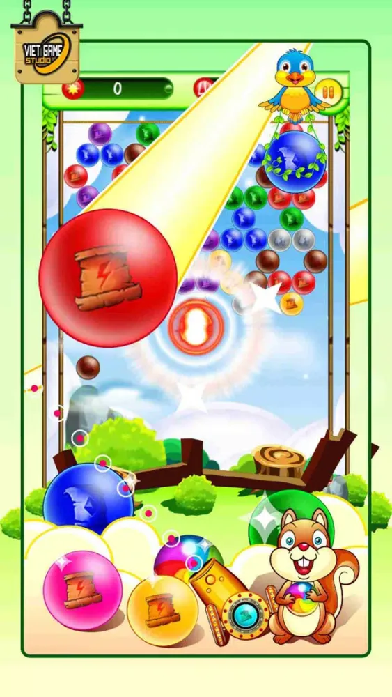 ภาพหน้าจอของ Bubble Shooter IQ Saga HD Pro Edition 2.0 - Egg Shoot Dynomite Jungle Mania Version 3.0