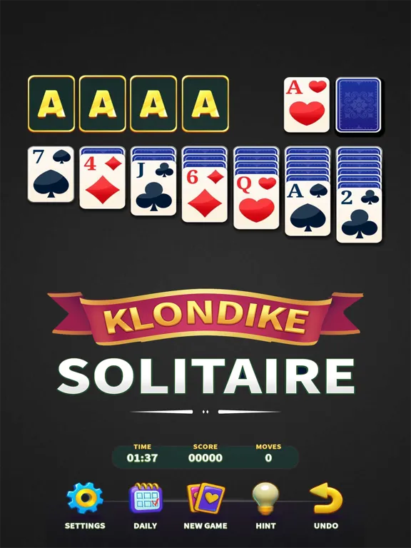 Klondike Solitaire: VGW Play iPad 应用截图