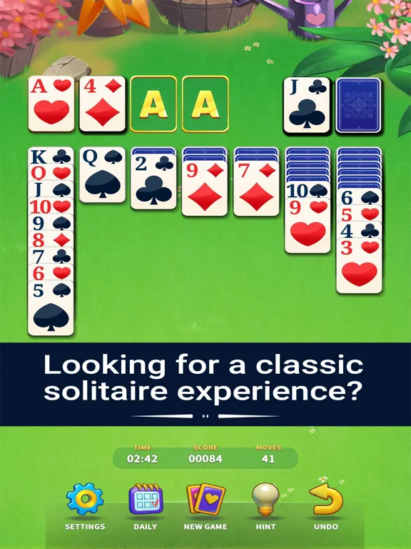 Klondike Solitaire: VGW Play iPad 应用截图