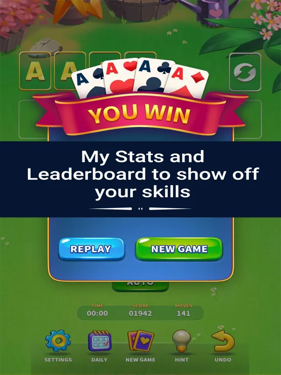 Klondike Solitaire: VGW Play iPad 应用截图