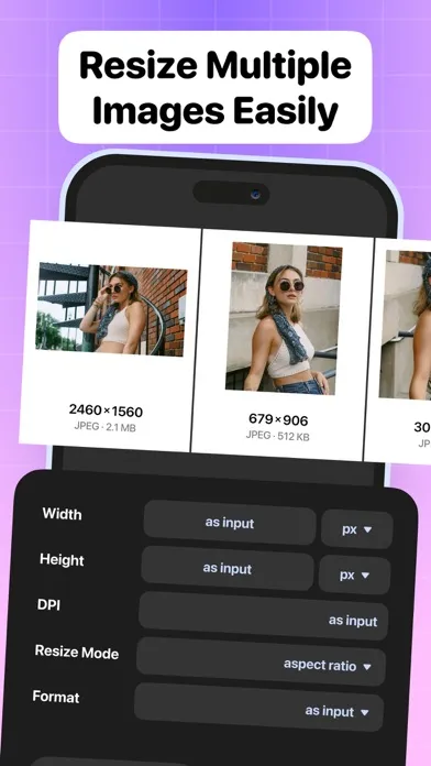 تصاویر Image Resizer.