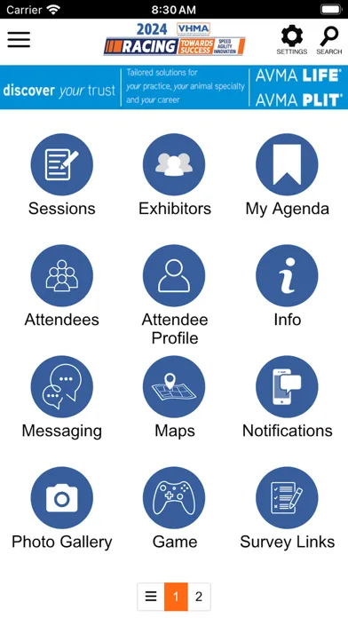 Скриншоты VHMA Events