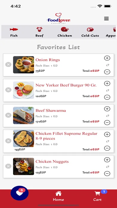 Скриншоты FoodLoverEg